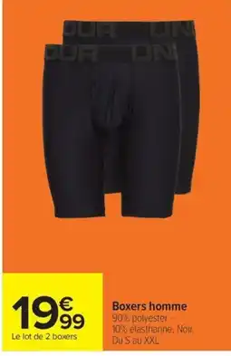 Carrefour UNI Boxers homme offre