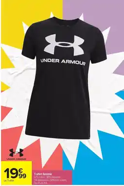 Carrefour UNDER ARMOUR T-shirt femme offre