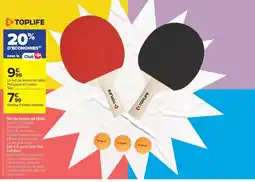 Carrefour TOPLIFE Set de tennis de table offre