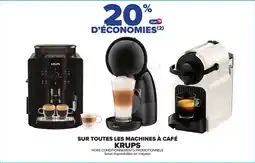 Carrefour Krups machines à café offre