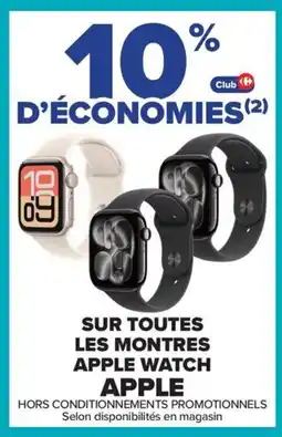 Carrefour Apple apple watch offre