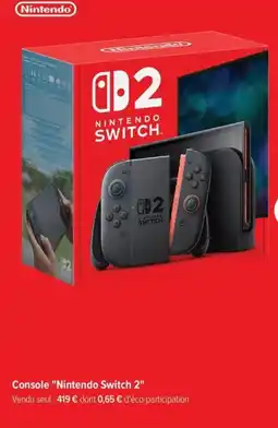 Carrefour Nintendo Switch 2 offre