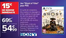Carrefour SONY Ghost of Yōtei offre