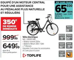 Carrefour TOPLIFE Vélo électrique offre