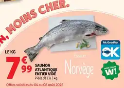 Auchan Direct Mr. Goodfish SAUMON ATLANTIQUE offre