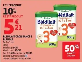 Blédina Blédilait Croissance 3