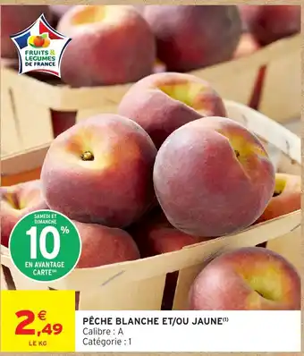 PÊCHE BLANCHE ET/OU JAUNE