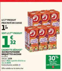 Auchan Direct Auchan Jus multivitaminé offre