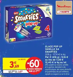 Intermarché Express Smarties pop up offre