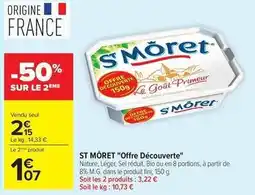 Carrefour St moret offre découverte offre
