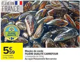 Carrefour Carrefour - moules de corde offre