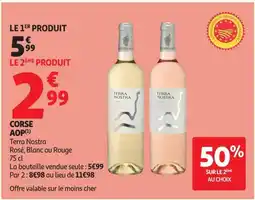 Auchan Direct Terra Nostra corse aop offre