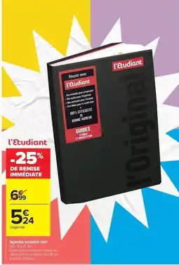 Carrefour L'etudiant - aspirated scales noir offre