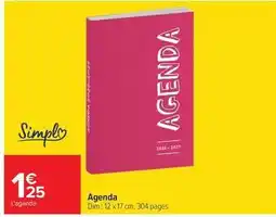 Carrefour Simply - agenda offre