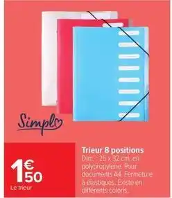 Carrefour Dim - trieur 8 positions offre