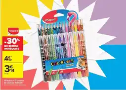 Carrefour Maped - 12 montre, 15 croûter de colourn offre
