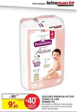 Intermarché Express Pommette Couches Premium Active offre