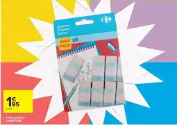 Carrefour Carrefour - 8 mini gomme offre