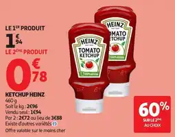 Auchan Direct HEINZ KETCHUP offre