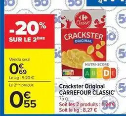 Carrefour Market Carrefour - classic crackster original offre
