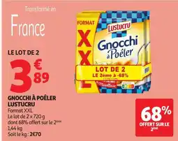 Auchan Direct LUSTUCRU Gnocchi à Poêler offre