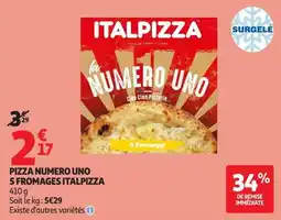 Auchan Direct ITALPIZZA PIZZA NUMERO UNO offre
