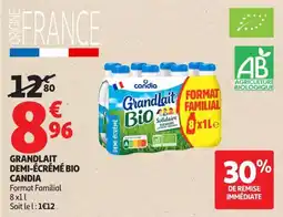 Auchan Direct CANDIA Grandlait Bio offre