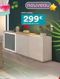 BUT Buffet 3 portes offre