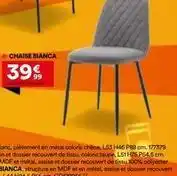 BUT Chêne - chaise bianca offre