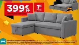 BUT Canapé d'angle convertible offre