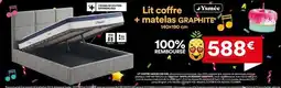 BUT Sun - lit coffre + matelas graphite offre