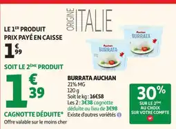 Auchan Direct Burrata Auchan offre