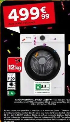 BUT Brandt - lave-linge frontal llc3524w offre