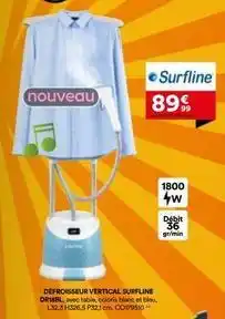 BUT Surfline - défroisseur vertical offre