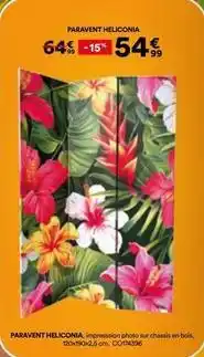 BUT Paravent heliconia offre