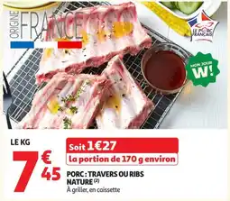 Auchan Direct Le Porc Français offre