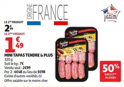Auchan Direct Tendre & Plus Mini Tapas offre
