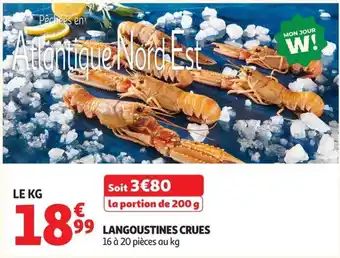 LANGOUSTINES CRUES