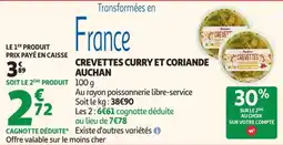 Auchan Direct Auchan Crevettes Curry et Coriande offre