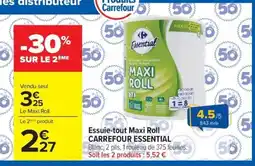Carrefour Market Carrefour Essential Essuie-tout Maxi Roll offre