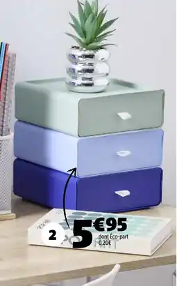 GiFi Rangement 3 tiroirs offre