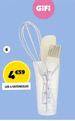 GiFi Set de 4 ustensiles patisserie offre