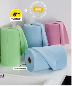 GiFi Les 50 chiffons microfibre offre
