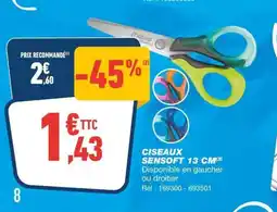 Bureau Vallée Ciseaux sensoft offre