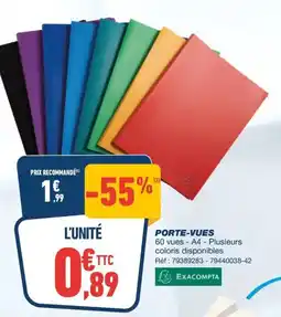 Bureau Vallée EXACOMPTA Porte-vues offre