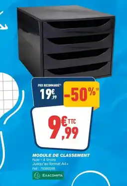 Bureau Vallée EXACOMPTA Module de classement offre