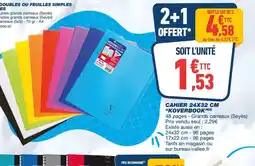 Bureau Vallée KOVERBOOK Cahier offre