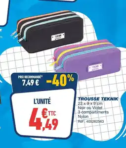 Bureau Vallée Trousse teknik offre