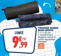 Bureau Vallée Trousse ronde maya biopic offre
