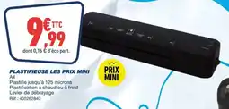 Bureau Vallée Plastifieuse les prix mini offre